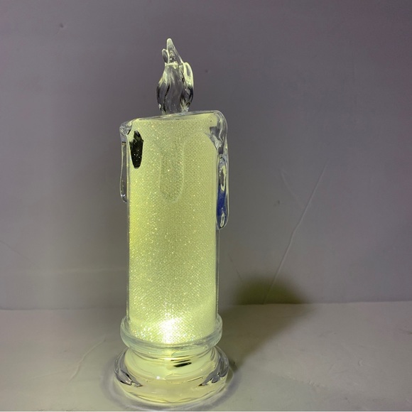 LED 7” Candle Flameles Devotional Religious Virgin Mary New with Box - Picture 4 of 6